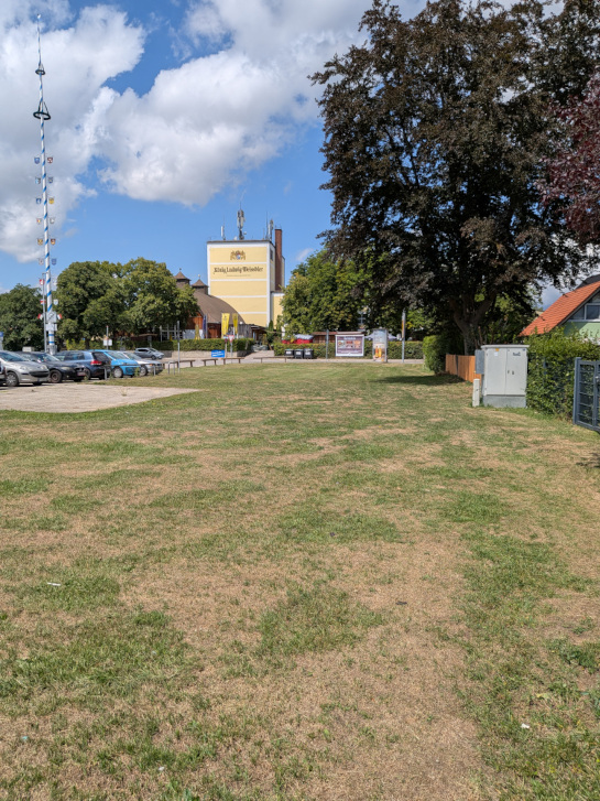 Grundstück der Julie-Mayr-Straße mit Blick auf Marthabräu